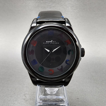 Marc By Marc Jacobs Watch Women 40mm Black Dial Black Tone Round New Battery0