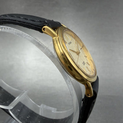 Citizen Exceed Watch Women 23mm Champagne Dial Gold Tone Round New Battery READ!3
