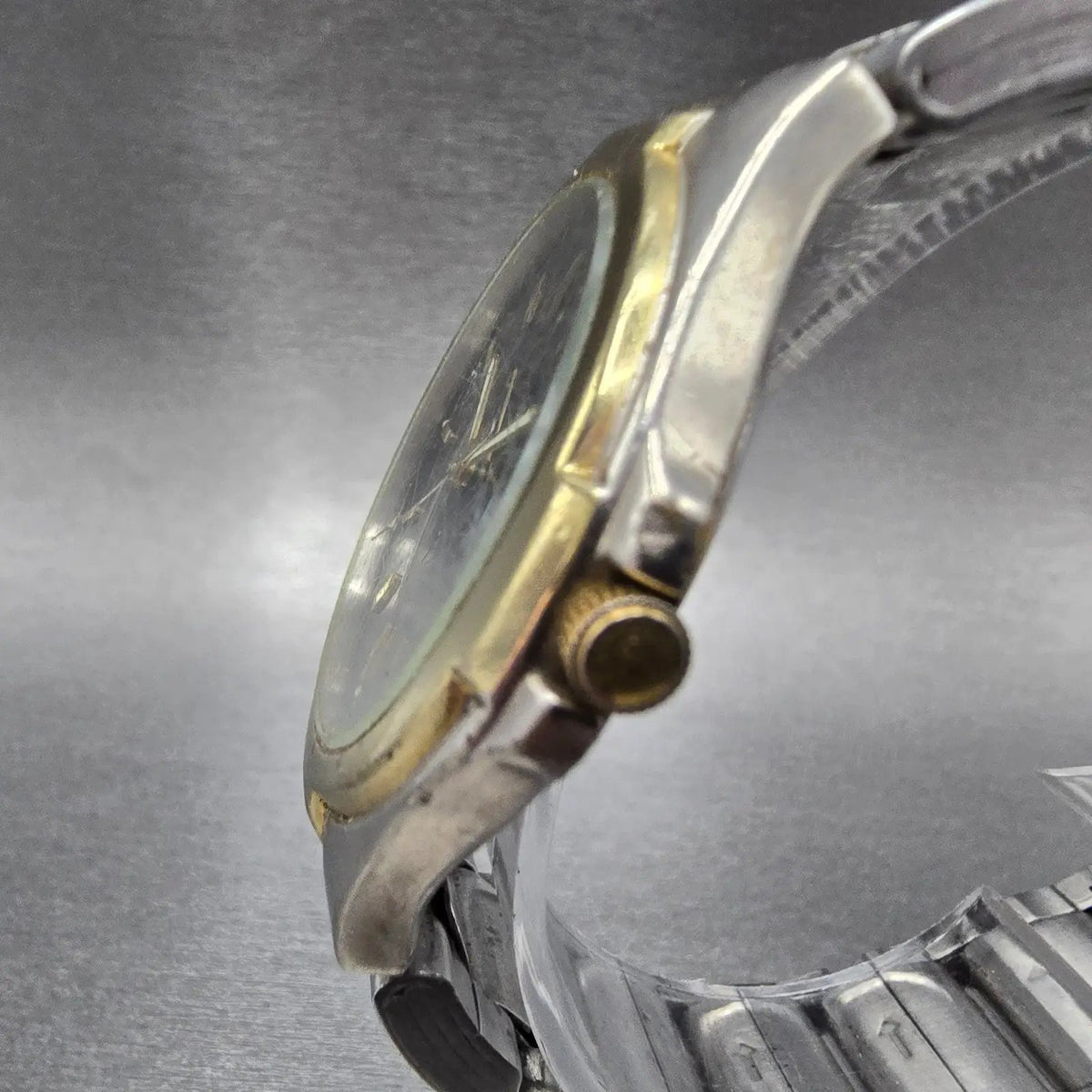 Citizen Watch Men 36mm Blue Dial Two Tone Daydate Round 2500-S99329 PARTS JP23