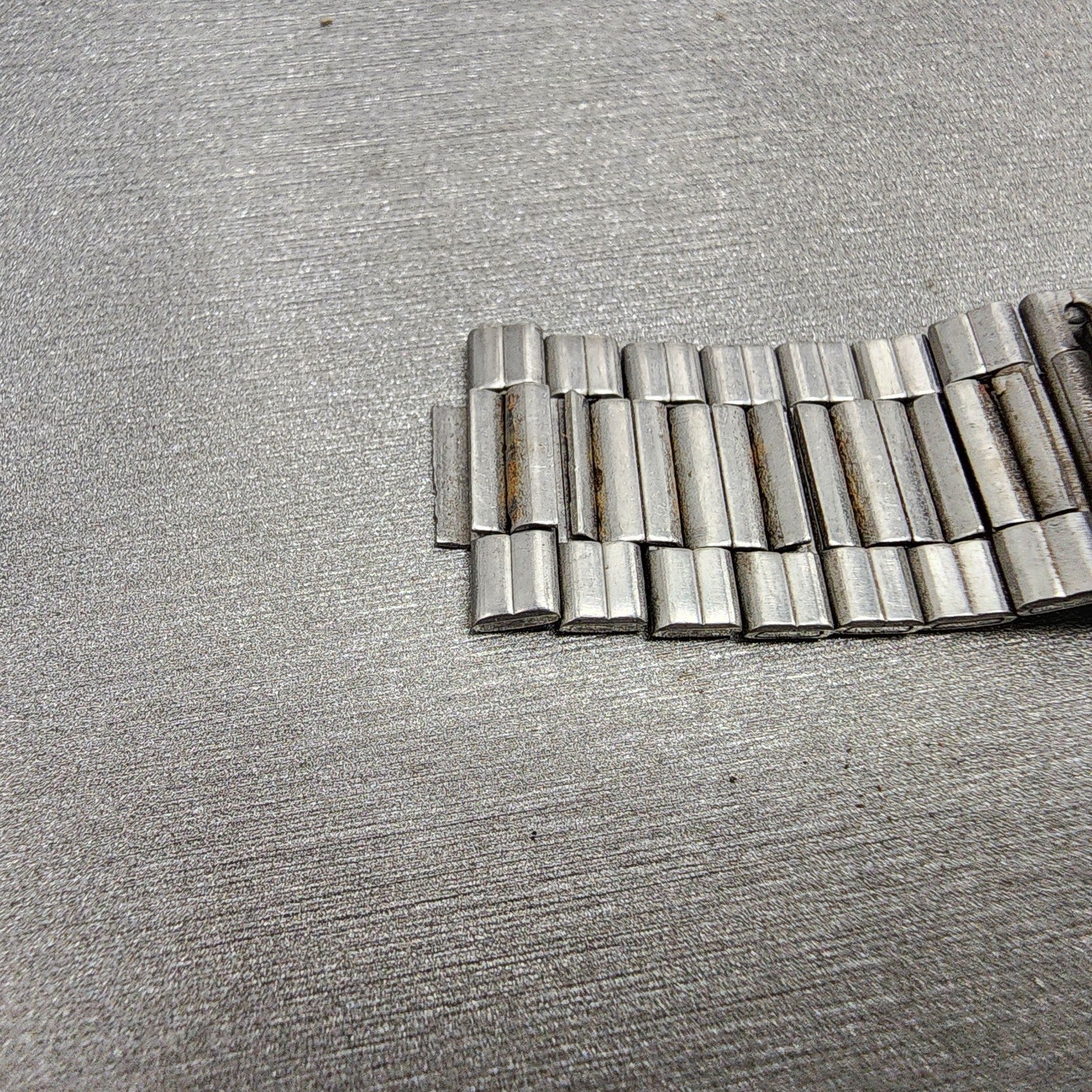 Seiko Bracelet 20mm Two Tone Stainless Steel Tri Folding Z271 End Links12