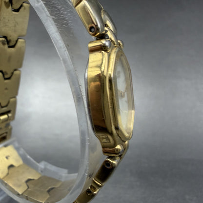 Citizen Watch Women 17mm MOP Dial Gold Tone Hexagon 3220-326130 New Battery ABDC3
