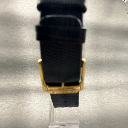 Seiko Lassale Watch Men 25mm Blue Dial Gold Tone Rectangle 7N00-5A4H New Battery7