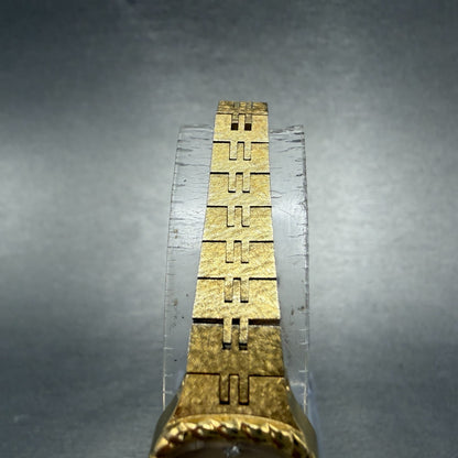 Seiko Watch Women 17mm Tan Dial Gold Tone Rectangle VTG 1400-5349 New Battery4