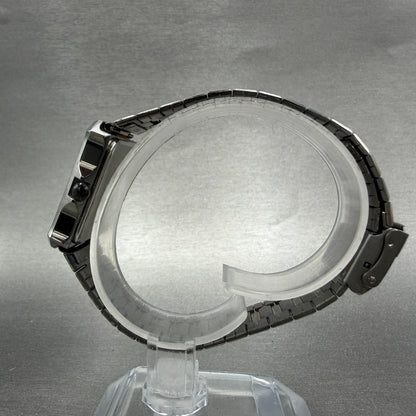 Citizen CQ Watch Women 28mm Black Dial Gray Tone Rectangle 3630 New Battery6