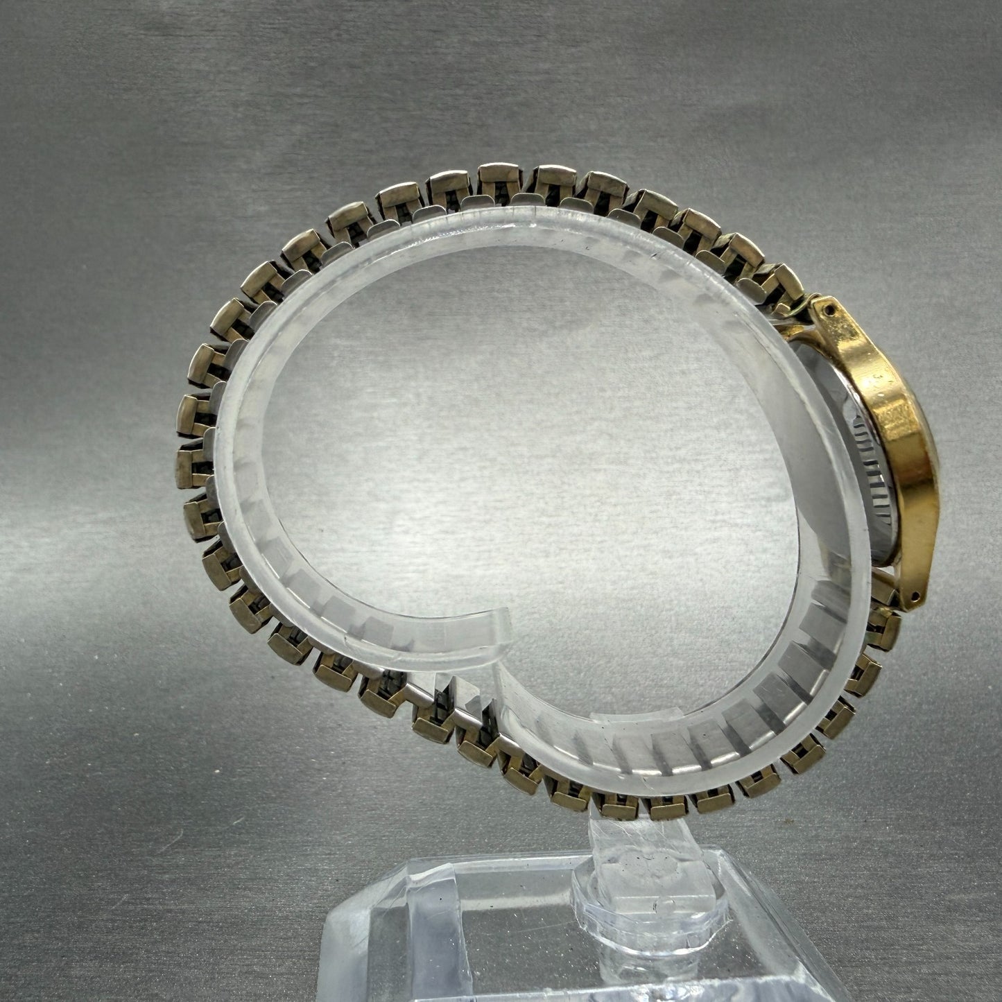 Seiko Watch Women 25mm Silver Dial Gold Tone Round 2621-0130 New Battery Vintage8
