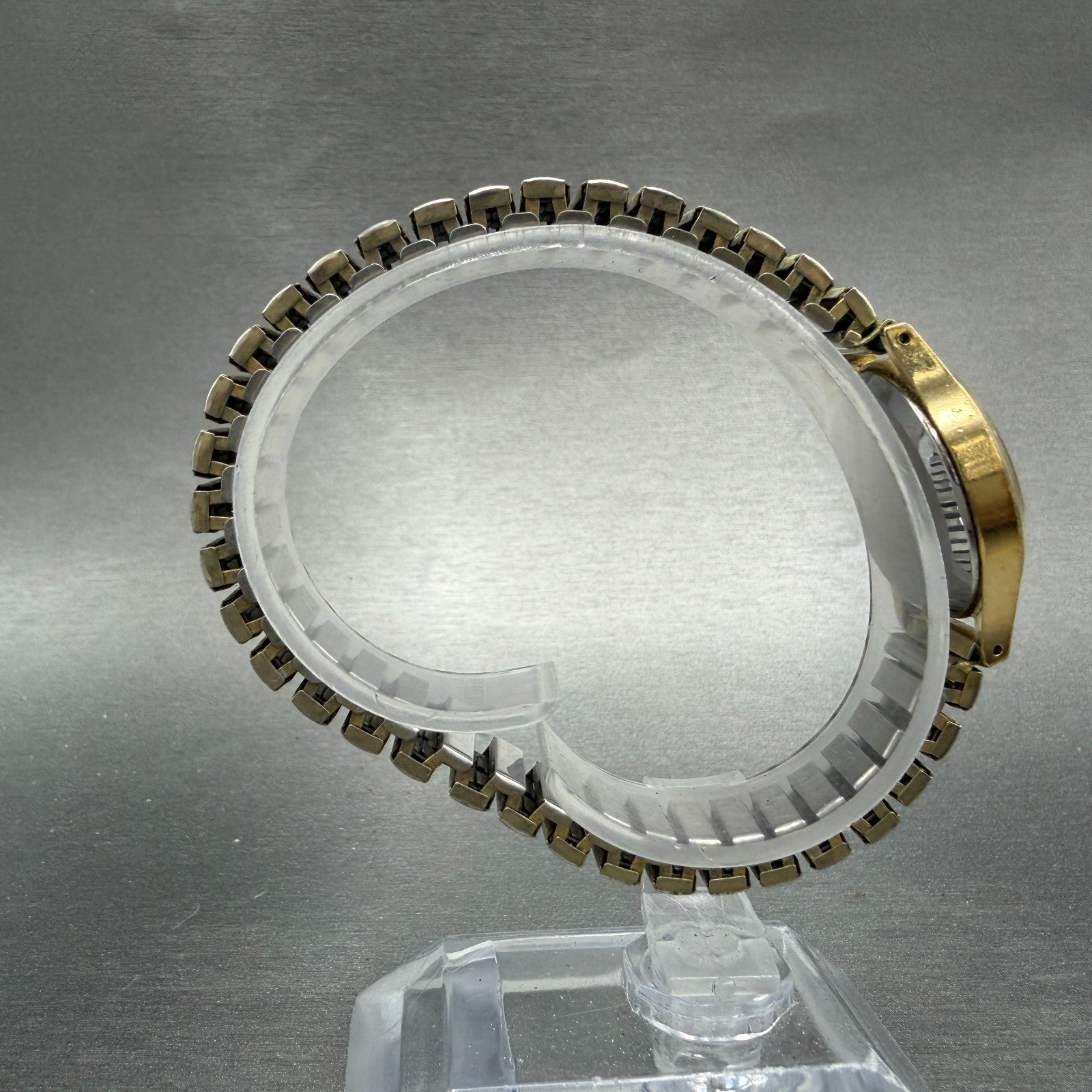 Seiko Watch Women 25mm Silver Dial Gold Tone Round 2621-0130 New Battery Vintage8