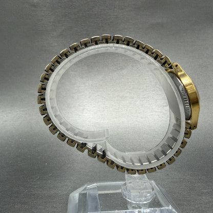 Seiko Watch Women 25mm Silver Dial Gold Tone Round 2621-0130 New Battery Vintage8