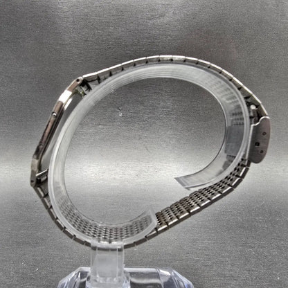 Seiko Watch Men 30mm Silver Digital F441-4010 Octagon PARTS Vintage11