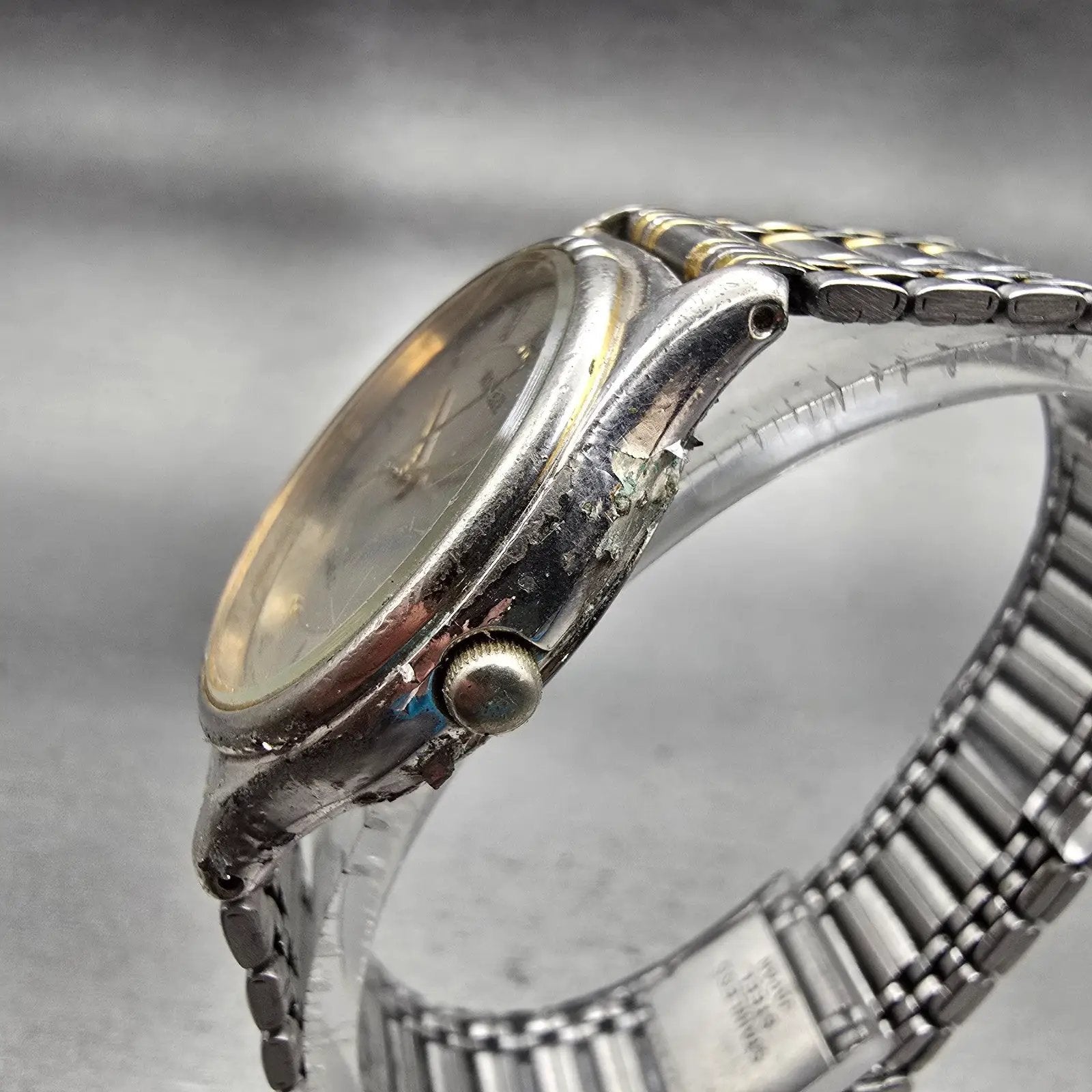 Casio Rookie Watch Women 30mm Silver Dial Two Tone Round RKM-705 New Battery2