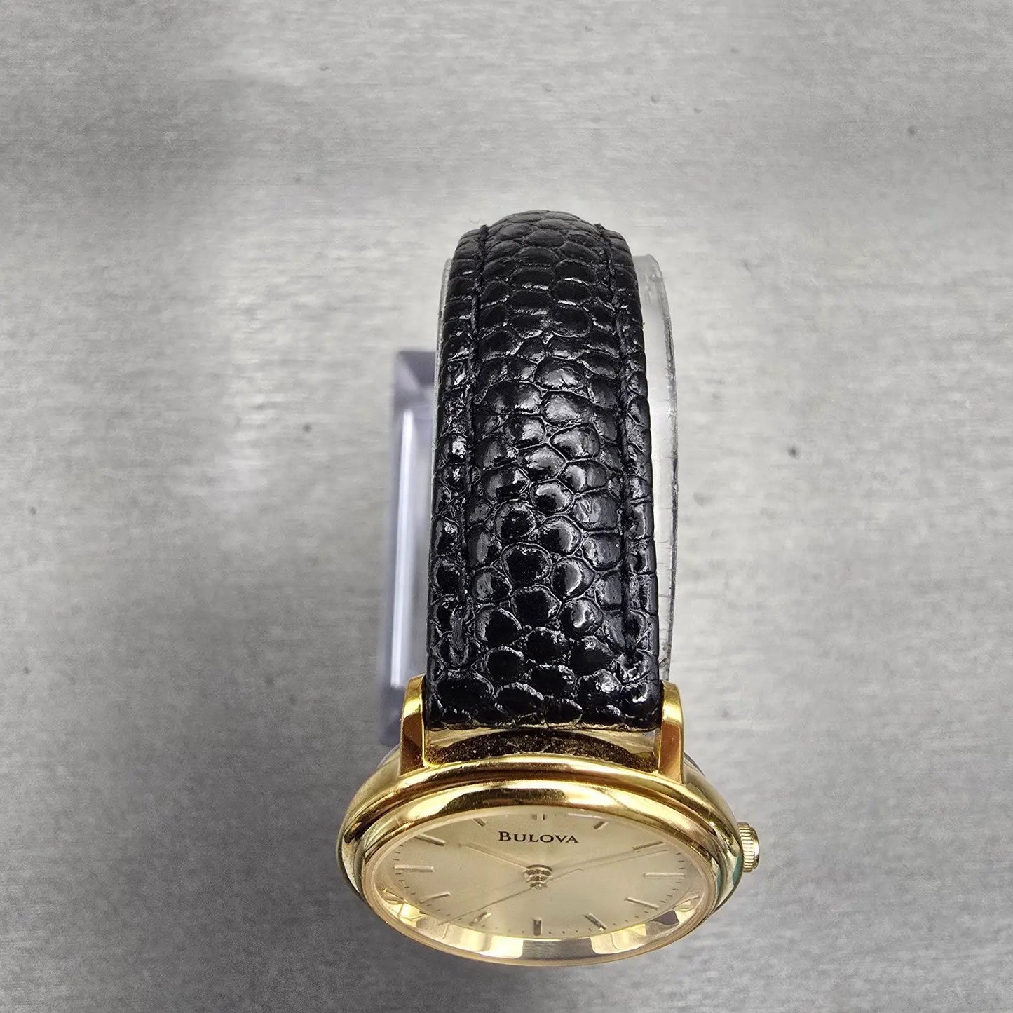 Bulova Watch Women 26mm Champagne Dial Gold Tone Round New Battery Vintage4