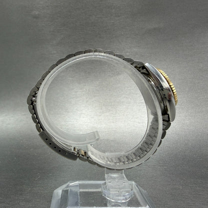 Seiko SQ Watch Women 24mm Silver Dial Two Tone Daydate 8523-0050 New Battery HJ78