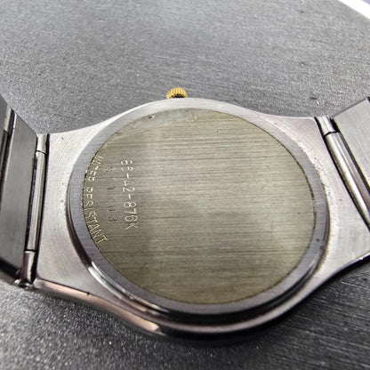Movado Museum Watch Men 32mm Black Dial Two Tone Round 86-42-876K New Battery9