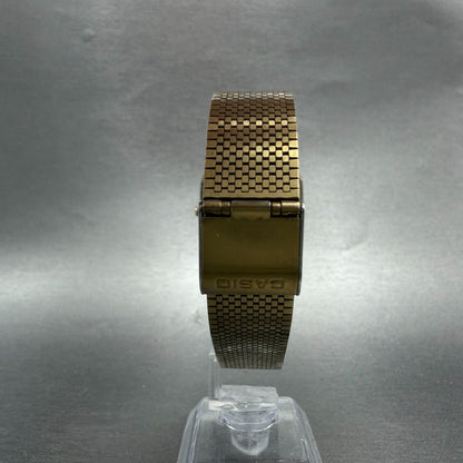 Casio MQ-503G Watch Men 31mm Champagne Dial Gold Tone Rectangle Daydate New Batt7