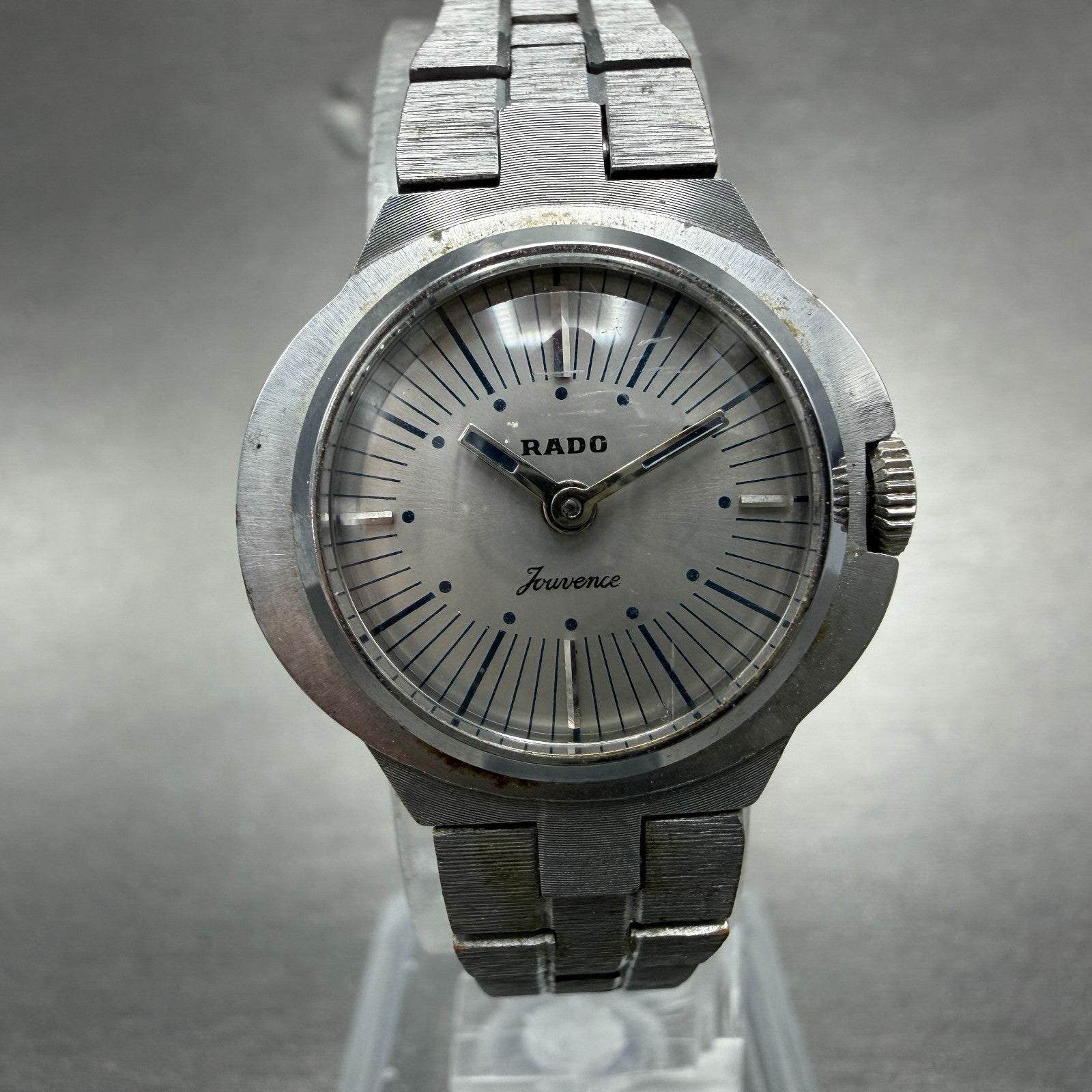 Rado Fourence Watch Women 24mm Silver Dial Silver Tone Oval Manual Wind Runs VTG0