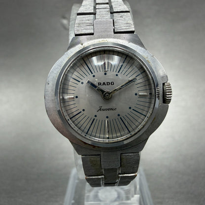 Rado Fourence Watch Women 24mm Silver Dial Silver Tone Oval Manual Wind Runs VTG0