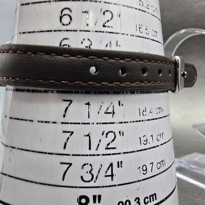 Rado Elegance Watch Women 23mm Silver Dial Silver Tone Oval Manual Wind Runs VTG10