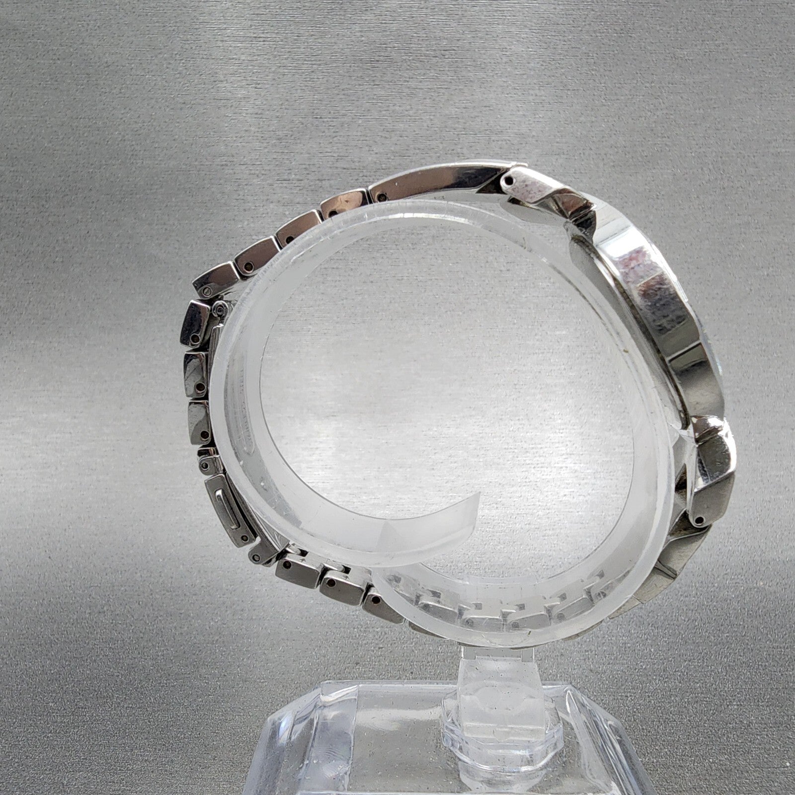 Seiko Solar Watch Women 28mm MOP Dial Silver Tone Round V1150BH0 Runs8