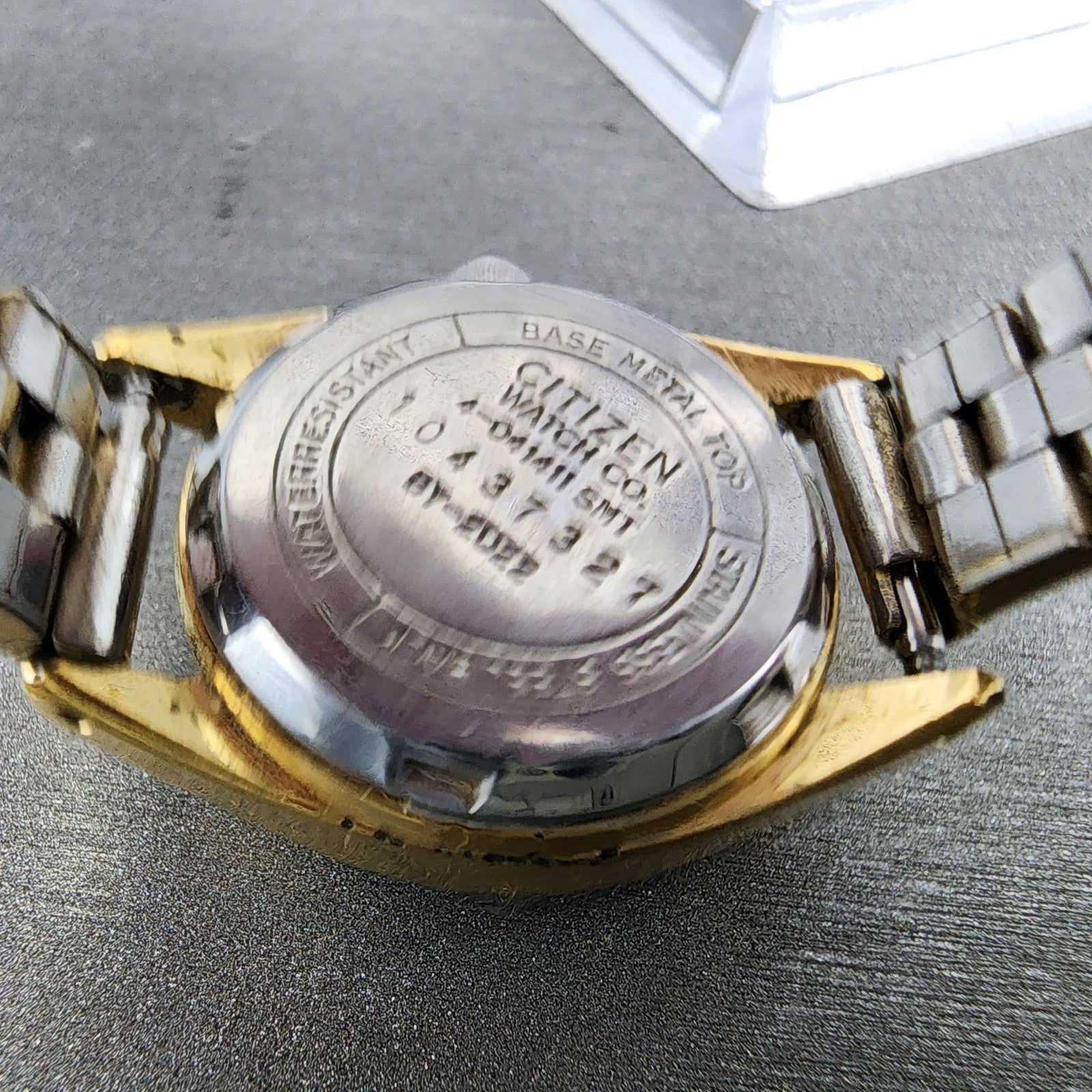 Citizen Seven Watch Women 24mm White Dial Gold Tone Date Round New Battery VTG10