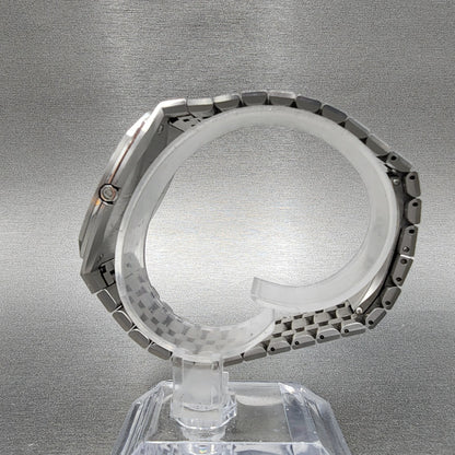 Gucci 25H Watch Men 38mm Silver Dial Silver Tone YA163402 New Battery6