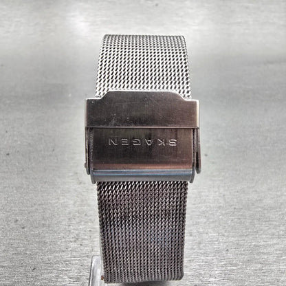 Skagen Watch Women 32mm MOP Dial Silver Tone Gemmed Round 644LSS1 New Battery7