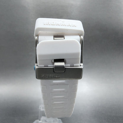 Timex Ironman Essential 30 Watch Women 42mm Digital White Case Round New Battery7
