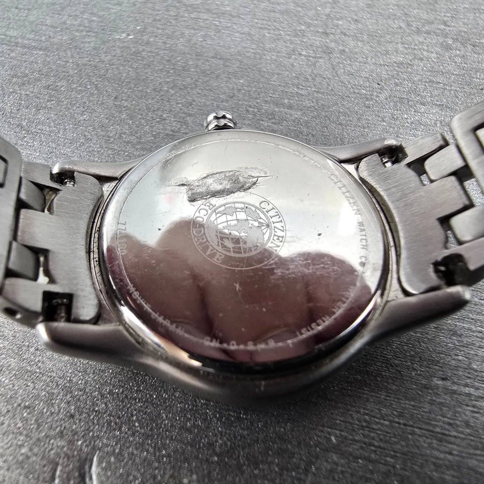 Citizen ECo-Drive Watch Women 26mm MOP Dial Silver Tone Round E031-S034744 Runs9