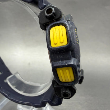 Casio G-Shock DW-9050 Watch Men 43mm Digital Blue Yellow Alarm Chrono New Batt3