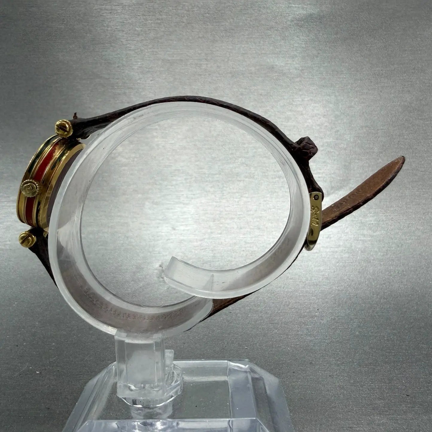 Gucci 2000L Watch Women 22mm Champgne Dial Gold Plated Round New Battery Vintage6