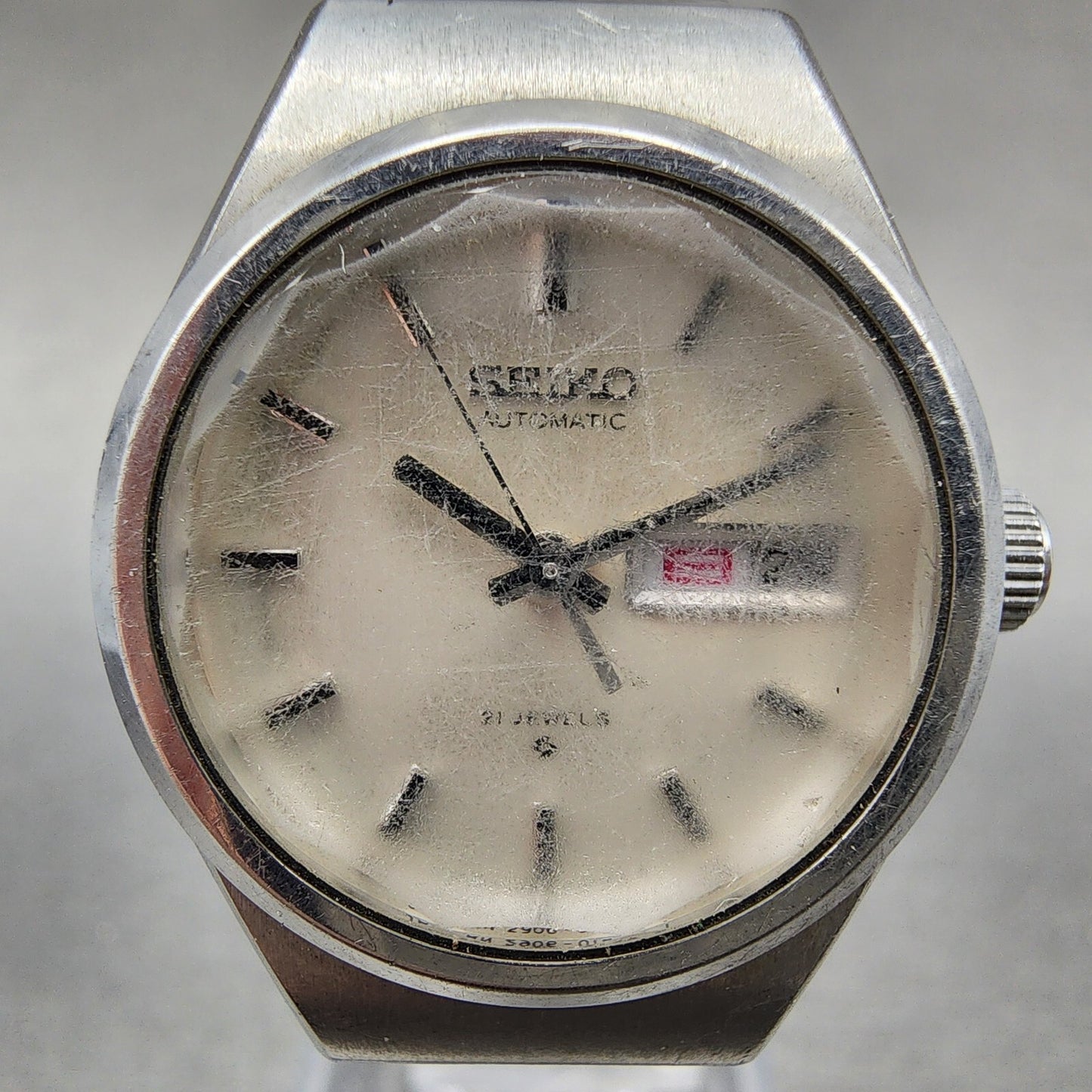 Seiko Automatic watch Women 25mm Silver Dial Silver Tone Daydate 29060090 Runs1