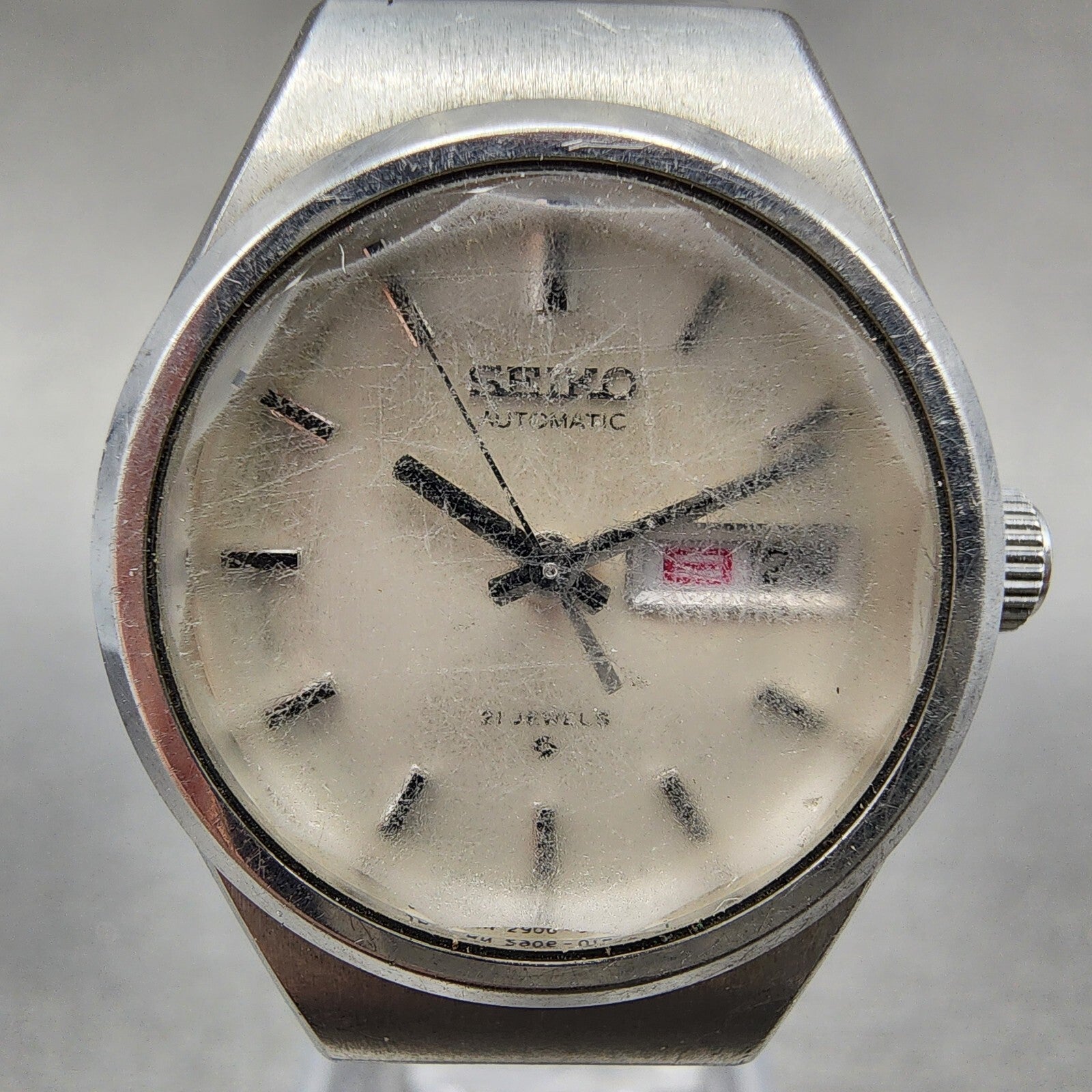 Seiko Automatic watch Women 25mm Silver Dial Silver Tone Daydate 29060090 Runs1