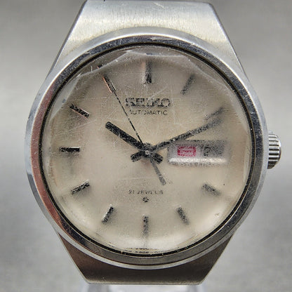 Seiko Automatic watch Women 25mm Silver Dial Silver Tone Daydate 29060090 Runs1