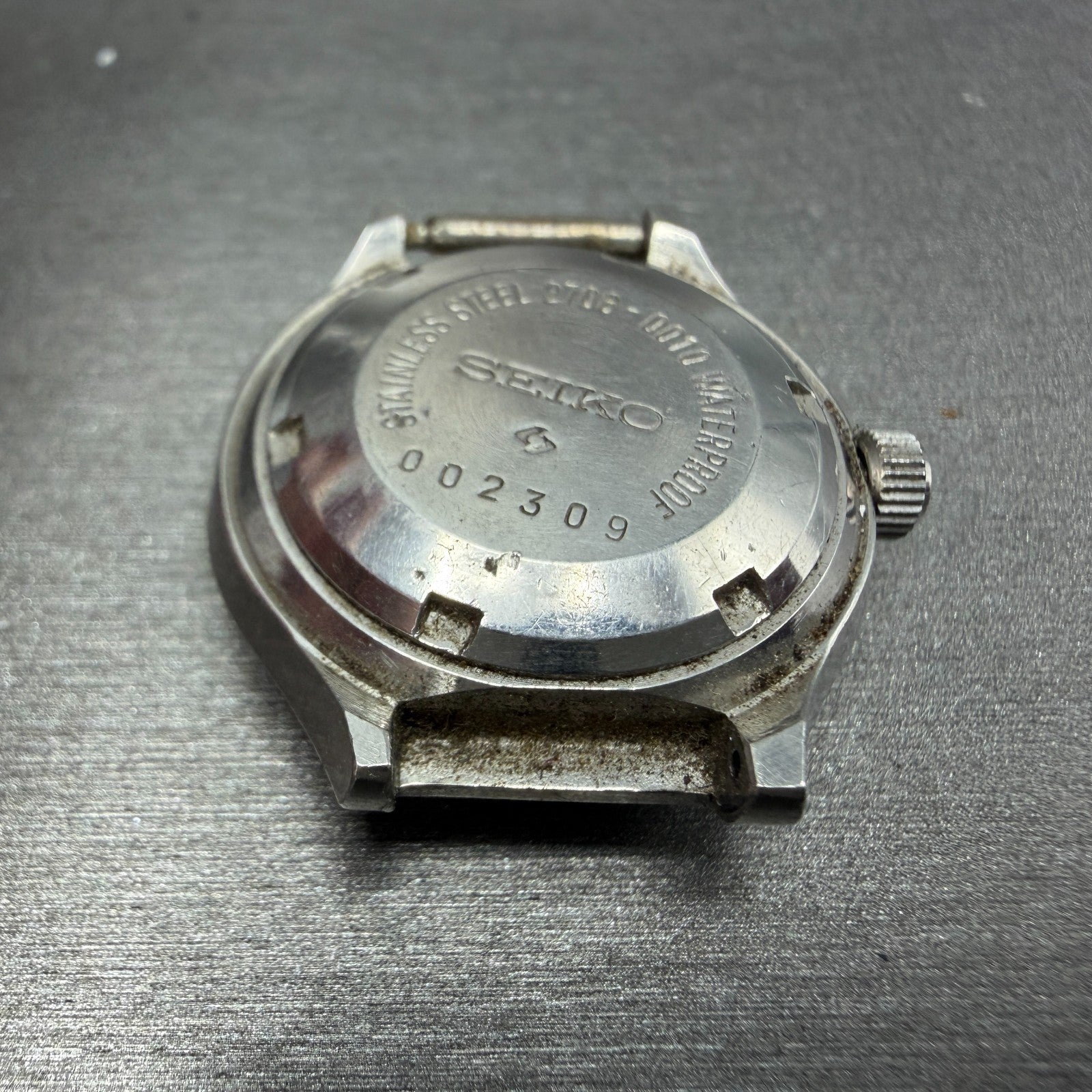 Seiko Automatic Watch Women 24mm Gray Dial Silver Tone Daydate 2706-0010 Runs9