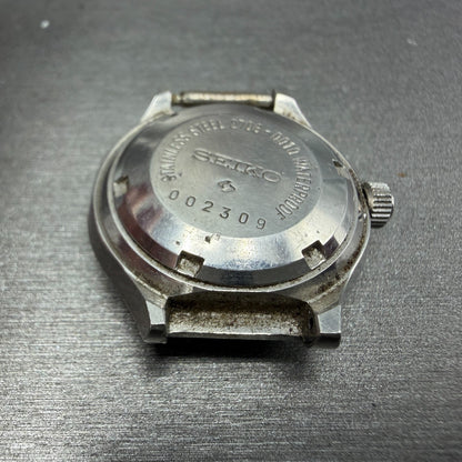 Seiko Automatic Watch Women 24mm Gray Dial Silver Tone Daydate 2706-0010 Runs9