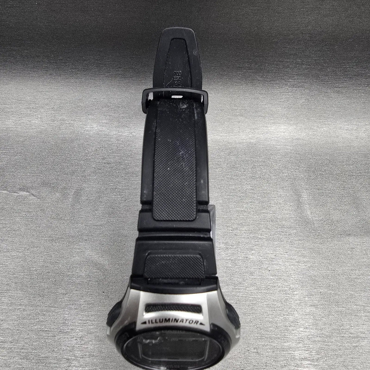 Casio Illuminator W-213 Digital Watch Men 40mm Black Silver Chrono Alarm New Bat4