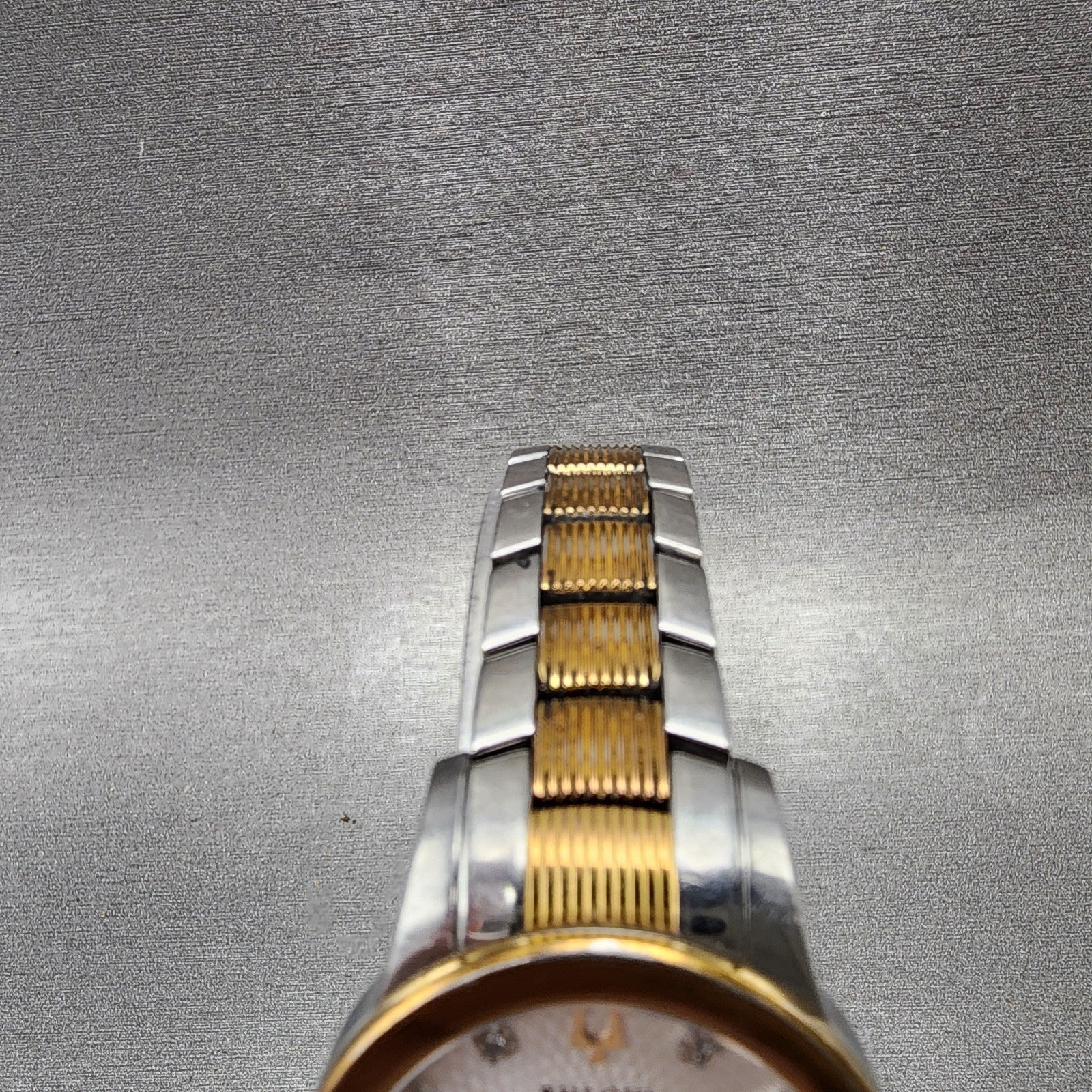 Bulova Accutron Watch Women 31mm White Dial Two Tone Small Seconds Round New Bat5