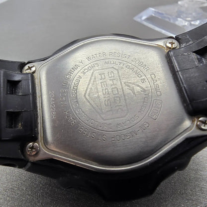 Casio G-Shock GW-M500F Watch Men 47mm Blue Black Alarm Chronograph Works Solar239