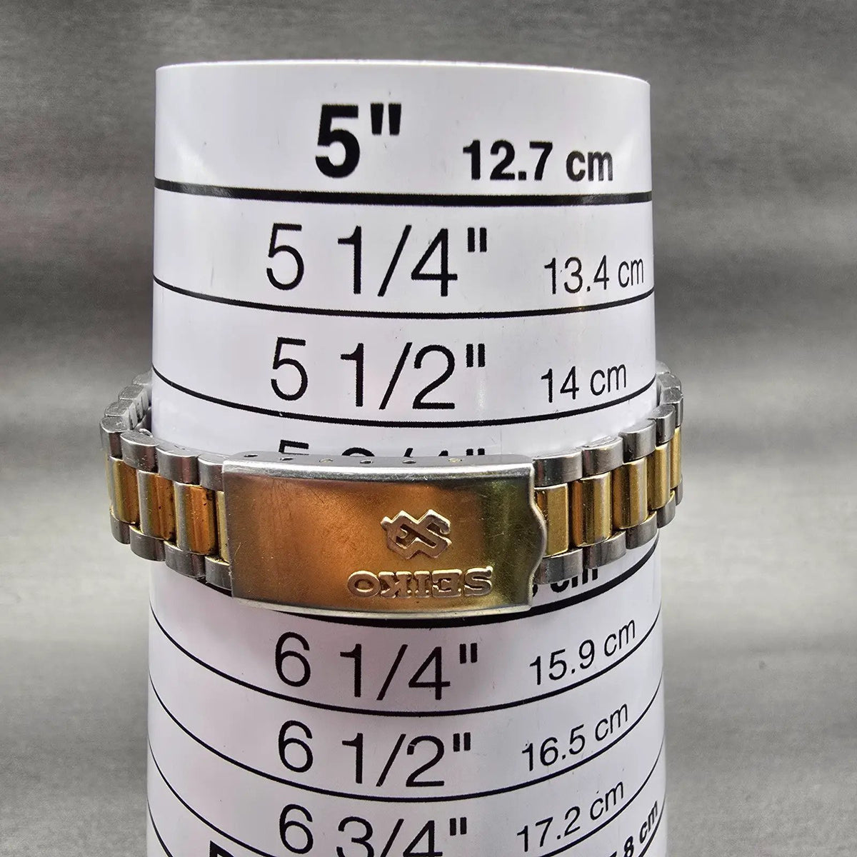 Seiko SQ Watch Women 24mm Silver Dial Two Tone Daydate Round 3E23-0A69 New Batt9
