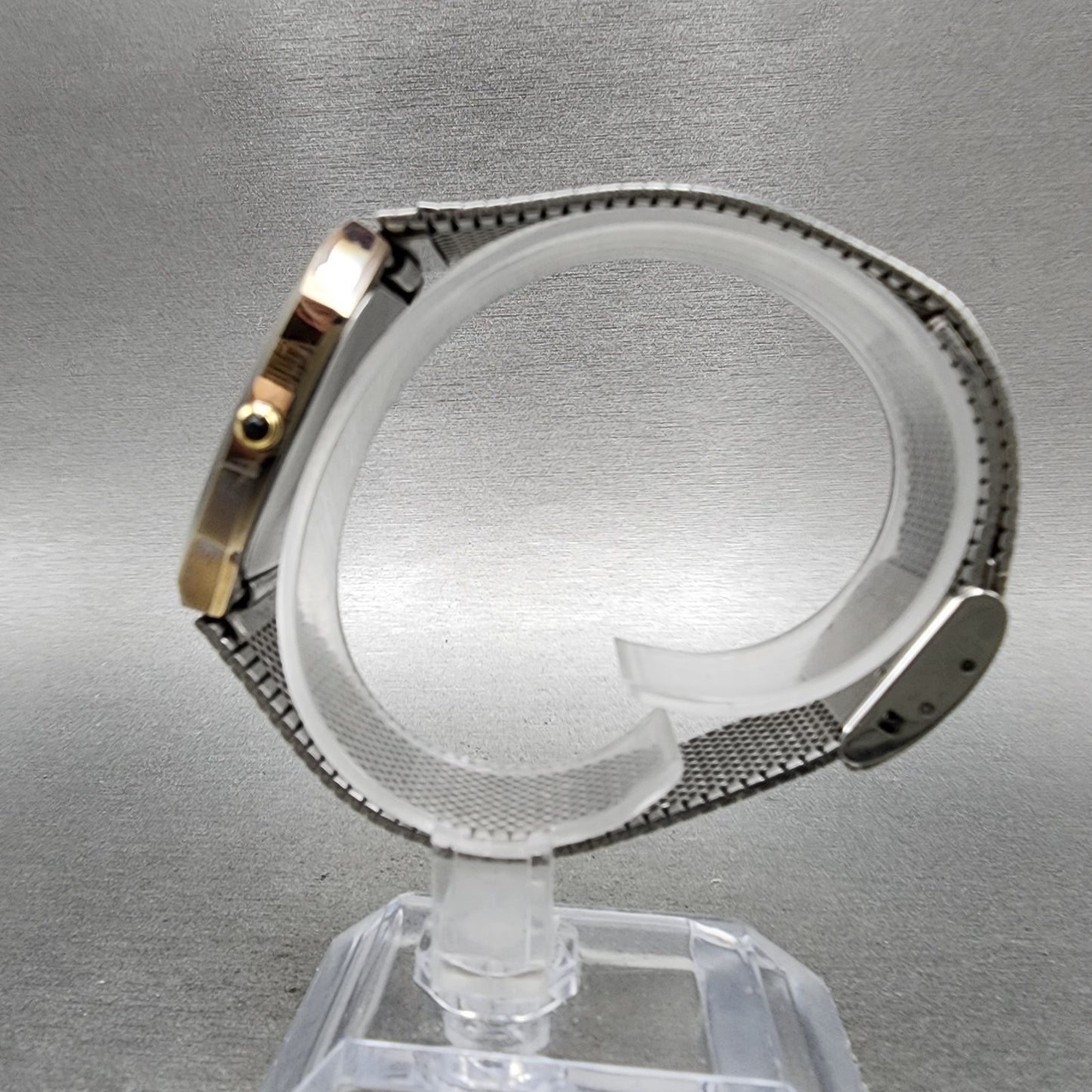 Seiko Dolce Watch Men 30mm Champagne Dial Gold Tone 59315450 New Battery6