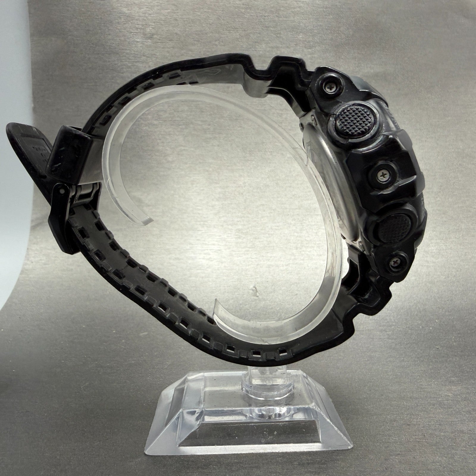 Casio G-Shock GA-700 Watch Men 53mm Analog Digital Black Alarm Chrono New Batt A8