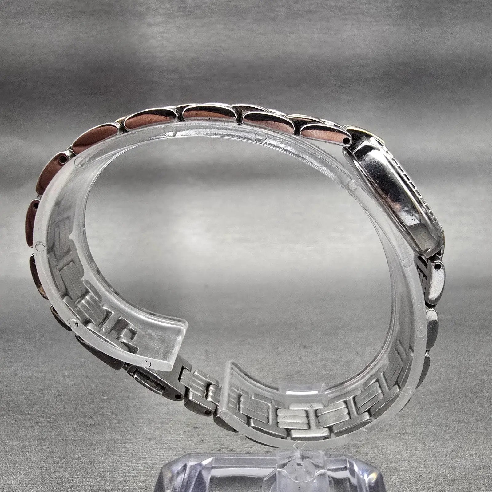 Citizen Eco-Drive Watch Women 17mm MOP Dial Silver Tone Gemmed B023-S039214 Runs8