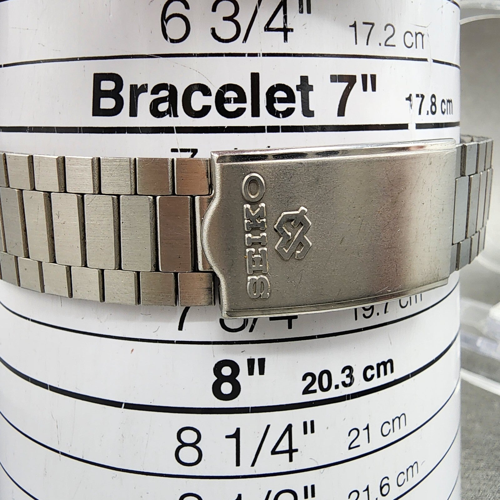 Seiko Digital Watch Men 33mm Stainless Steel Daydate Octagon A6395000 New Batt10