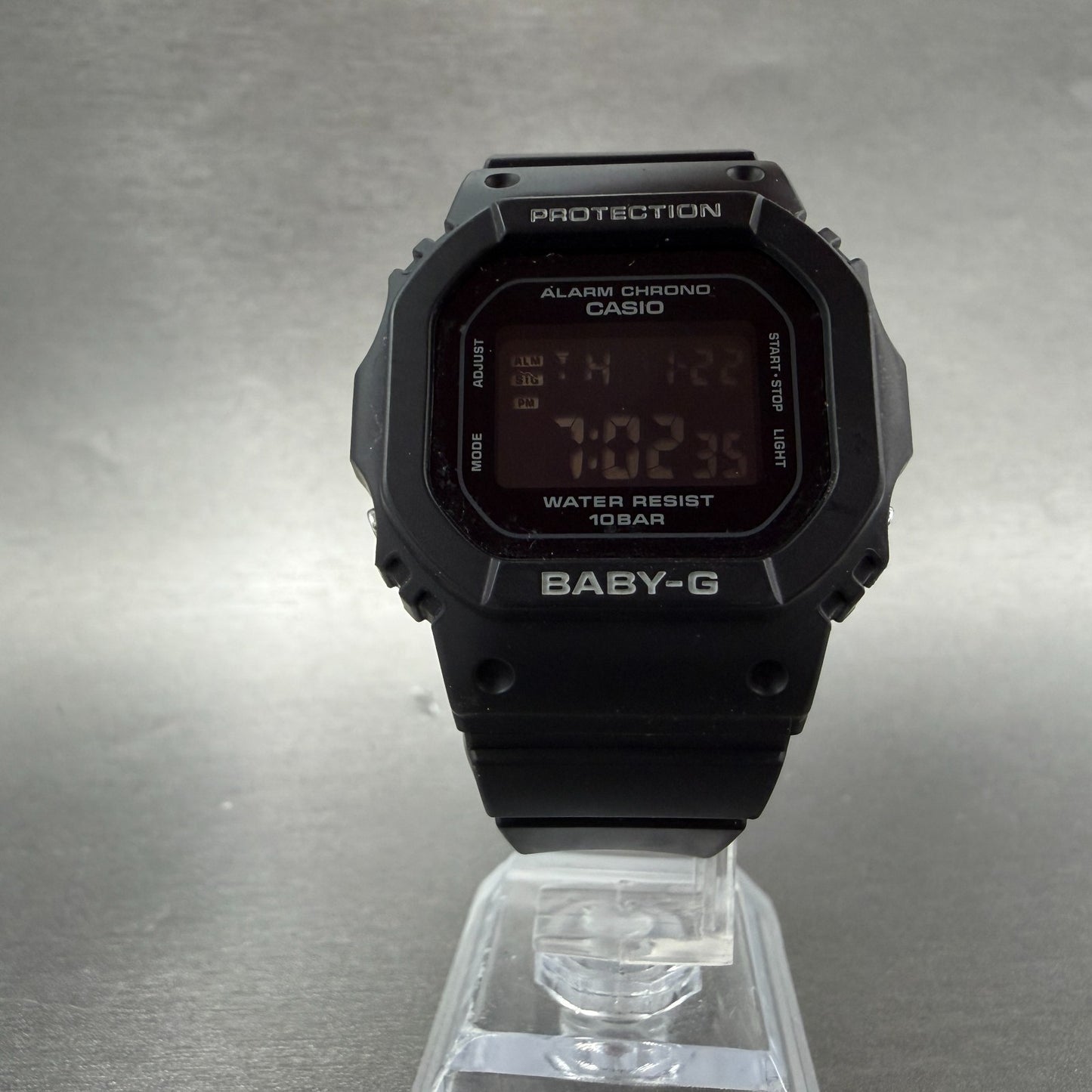 Casio Baby-G BGD-565 Watch Women 38mm Digital Black Alarm Chrono New Battery5