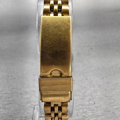 Seiko Sports 50 Watch Women 25mm Blue Dial Two Tone Date Round 7N82-0291 New Bat7