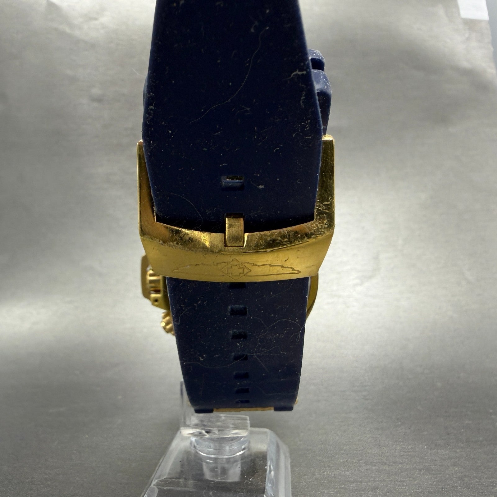Invicta Sub Aqua Triple Calendar Watch Men 50mm Blue Dial Gold Tone 5698 PARTS8