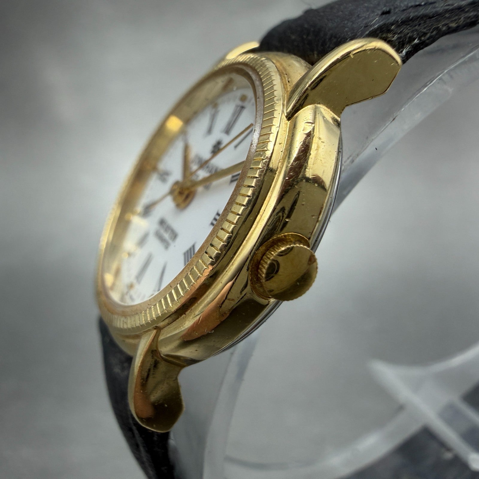 Junghans Meister Watch Women 22mm White Dial Gold Tone Round JE-111L PARTS3