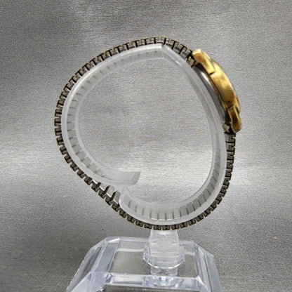 Seiko Alba Watch Women 23mm White Dial Gold Tone Round V8020020 New Battery9