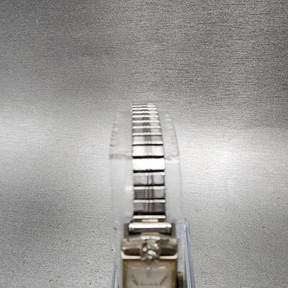 Seiko Fine Seiko Watch Women 12mm Silver Dial Silver Tone Manual 15203310 Runs4