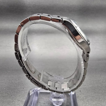 Citizen Eco-Drive Watch Women 25mm Gray Dial Silver Daydate E001-K17580 Works8
