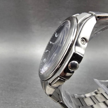 Citizen Eco-Drive Attesa Watch Men 38mm Black Dial Titanium Atomic Date PARTS! K3