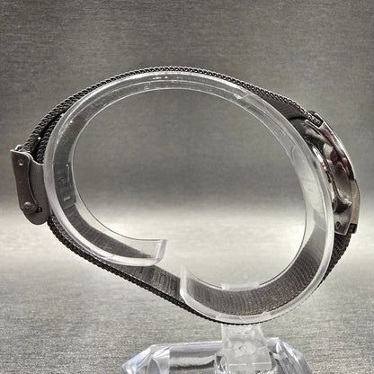Skagen Watch Women 25mm Gray Dial Silver Tone Oval 693XSMM New Battery8